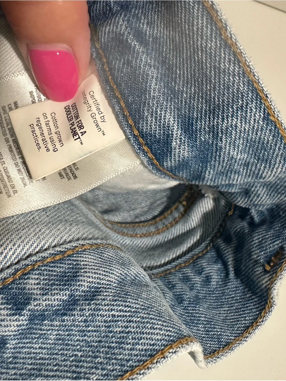 Agolde Parker Long Denim Shorts, Excellent Condition!